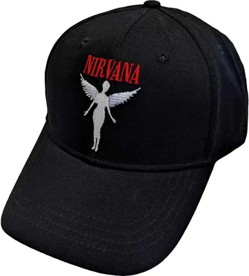 Produktbild von Nirvana - "Angelic" Baseball-Mütze für Herren/Damen Uni RO5903 (Einheitsgröße) (Schwarz/Rot/Weiß)