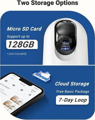 Zdjęcie produktu dla Kamera wewnętrzna MUBVIEW 2K (24/5 GHz) z funkcją widzenia w nocy i dwukierunkowym systemem audio