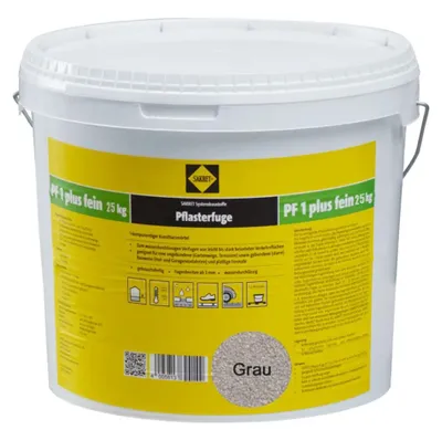 Produktbild von Sakret Pflasterfugenmörtel PF 1 plus fein 25 kg | Farbe: grau