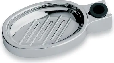 Image de Porte-savon pratique pour barre de douche - design moderne - 1 pièce - ABS et chrome