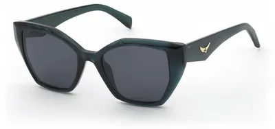 Produktbild von Zadig&voltaire SZV471 Verde petrolio trasparente 52/19/140 Damen Sonnenbrillen