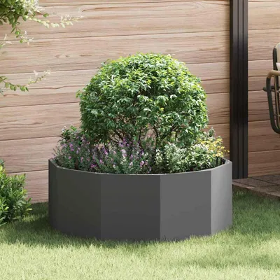 Immagine prodotto di Maison Exclusive - Vaso da fiori nero 90 x 90 x 35 cm in acciaio