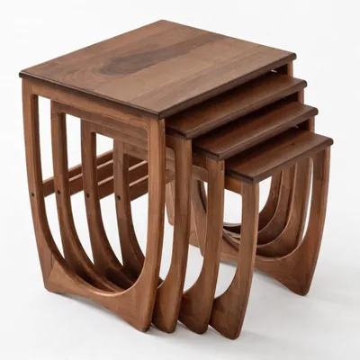 Image de Table à rallonges, couleur marron, style classique, table en bois, plateau en bois, neuve