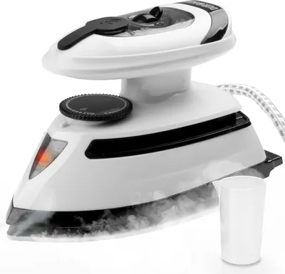 Produktbild von Duronic SI4 WB Mini Reisebügeleisen, 420W Mini Bügeleisen, Dampfbügeleisen 30ml Wassertank, kleines Reisebügeleisen dampf, Handbügeleisen Keramikfläche, für Kleidung nähen, 2 Betriebsspannungen