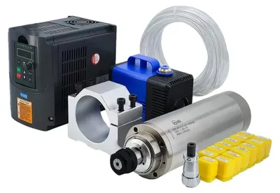 Immagine prodotto di Motore per mandrino CNC, raffreddato a liquido, 24000 giri/minuto, 24000 rpm, attacco ER20