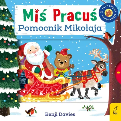 Obrázok produktu pre Miś Pracuś. Pomocnik Świętego Mikołaja. Książeczka z ruchomymi elementami