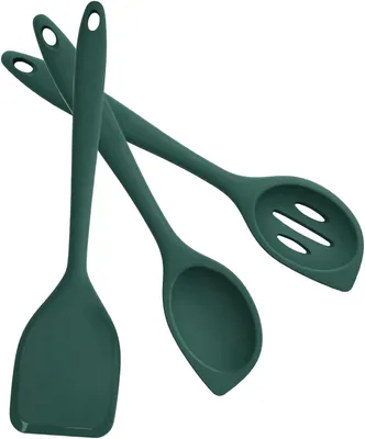 Obrázok produktu pre Kuchynské náradie súprava 3 dielov, 28 cm, silikón, nehrdzavejúca oceľ, na varenie