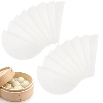 16er-Pack Silikon-Dämpfmatten, rund, 23 cm, antihaftbeschichtet