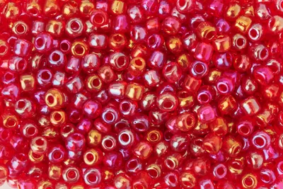 Produktbild von Rocailles "Rainbow" Rot