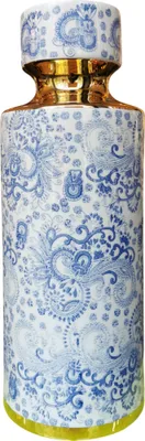 Immagine prodotto di Fine Asianliving Vaso cinese blu bianco oro fatto a mano D14xH40cm Vaso decorativo Vaso di fiori Vaso di Vetroceramica orientale Vaso di decorazione Vaso di decorazione da tavolo moderno Vaso
