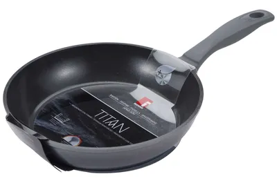 Produktbild von BERGNER TITAN Bratpfanne Pfanne induktionsgeeignet 24 cm BG-7926-GY