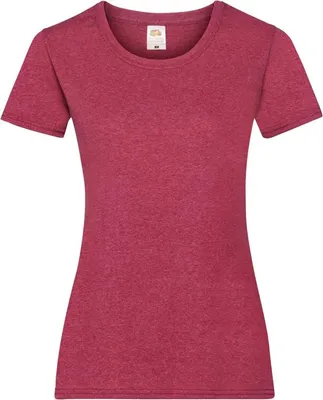 Obrázek produktu pro Dámské tričko, krátký rukáv - FOL VALUEWEIGHT T/W - vtg.h.red - velikost XL