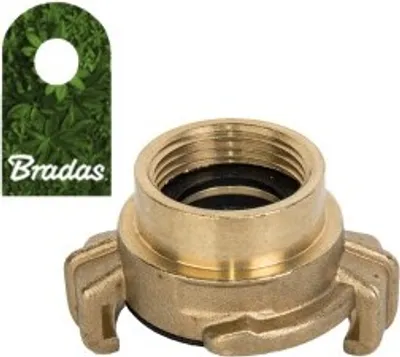 Produktbild von Klauenkupplung Schnellkupplung Gewindestück Messing GEKA Innengewinde 1/2" BR-GK110 BRADAS