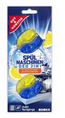 Obrázek produktu pro Gut & Gunstig, Zitrus, vůně do myčky nádobí, 2 ks