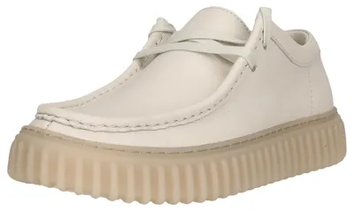 Produktbild von CLARKS Halbschuhe Torhill mit zeitloser gerippter Sohle 1255 White Leather 42.5