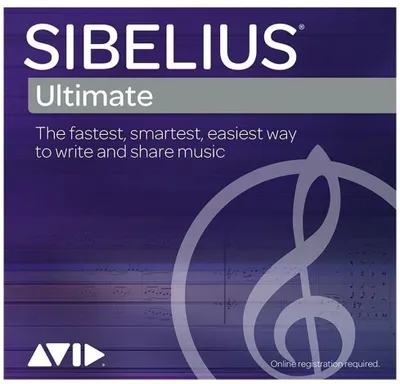 Produktbild von Sibelius Ultimate mit einem jährlichen Upgrade-Plan