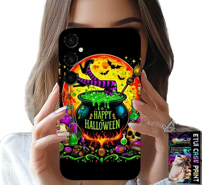 Immagine prodotto di Custodia Per Samsung Galaxy M55 5G - Bacchetta Strega Halloween Vetro
