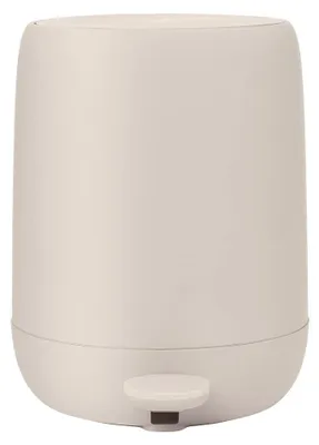 Obrázok produktu pre Blomus SONO pedálový odpadkový kôš, odpadkový kôš, kozmetický kôš, plast, silikón, Moonbeam, 5 l, 69169