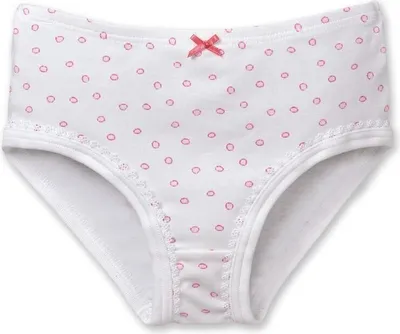 Produktbild von Schiesser Kleinkinder Mädchen Hüftslip weiss 92  (2er Pack)