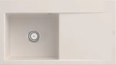 Produktbild von Villeroy & Boch Keramikspüle 335201KR, Subway Style 50 Einbauspüle - inkl.