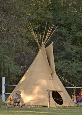 Produktbild von Tipi-zelt im Sioux-Stil mit Ø 6m Durchmesser