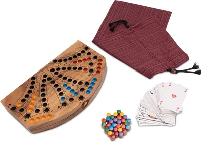 Produktbild von Tock – Gesellschaftsspiel mit Karten für 4 oder 6 Spieler aus Holz