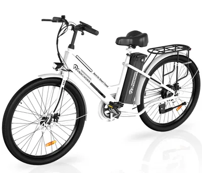 Produktbild von EVERCROSS TECH Elektrofahrrad für Erwachsene, 26 Zoll E-Bike - 250W Motor, 36V 12AH Akku, 15/20/25 KM/H, LCD Display, E-Citybike Herren/Damen