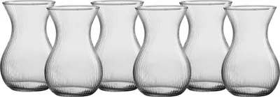 Produktbild von Ritzenhoff & Breker Rosalie Vase aus Glas 18 cm 6er Set - Klar