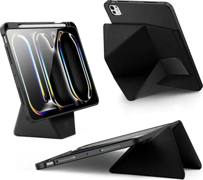 Image de Housse avec rabat pour iPad Pro 11" 2025 / 2024, Dux Ducis Vers, Noir