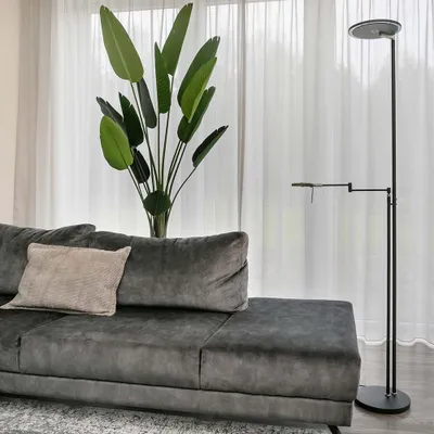 Produktbild von Steinhauer - stehlampe - Turound - schwarz - glas metall - designlampe - LED - 2663ZW