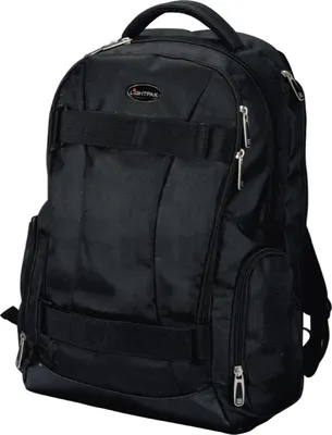 Produktbild von LiGHTPAK Schulrucksack HAWK, mit Notebookfach, schwarz (5317859)