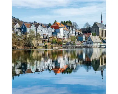 Produktbild von Glasbild Wuppertal Beyenburg I 20x20 cm