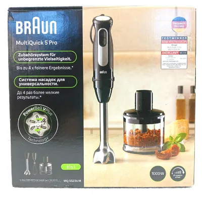 Immagine prodotto di Braun MultiQuick 5 Pro MQ 55236 M 0,6 L Frullatore a immersione 1000 W Nero