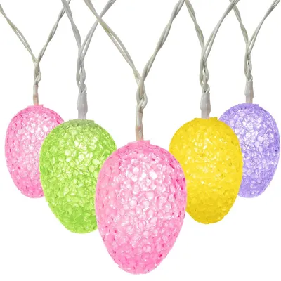 Produktbild von 3M Ostereier Lichterkette mit 20 LED batteriebetrieben für Innenräume Party Schlafzimmer Osterdeko
