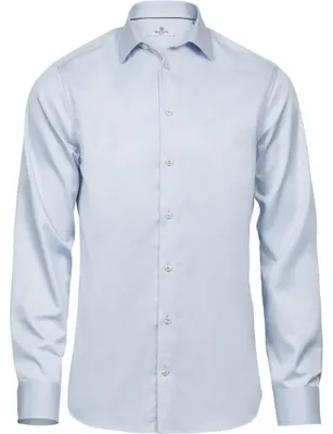 Image de Tee Jays - Chemise « Luxury » pour homme FK892 (2XL) (bleu clair)