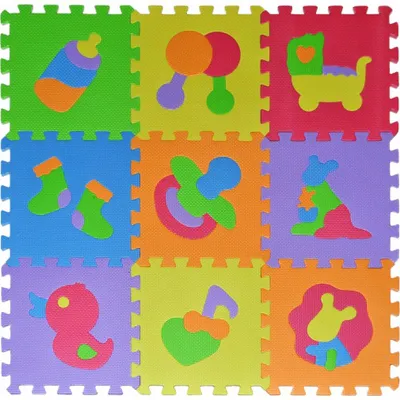 Produktbild von PADU Schaumstoffpuzzle 9 Teile