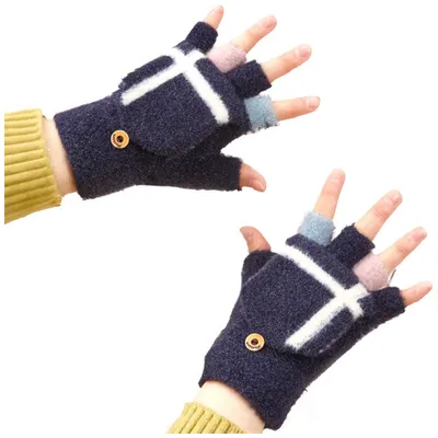 Produktbild von Winter-Telefonhandschuhe für Damen und Kinder Schwarz
