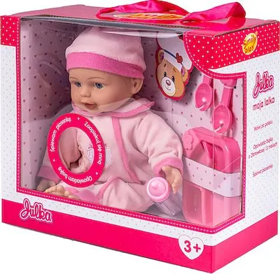 Obrázok produktu pre Bábika Julka s príslušenstvom na kŕmenie Smily Play SP83507 AN01