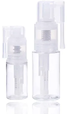 2er-Pack Glitter-Flaschen 14 ml + 35 ml mit Pumpe