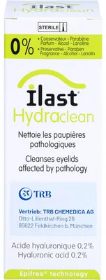 Produktbild von ILAST Hydraclean Gel zur Reinigung erkrankter Augenlider, 50 ml Gel