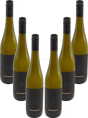 Produktbild von Groh - 6er Set Grohsartig Weissburgunder Chardonnay Trocken - Deutscher Qualitätswein 0,75L (12,5% Vol) -[Enthält Sulfite]