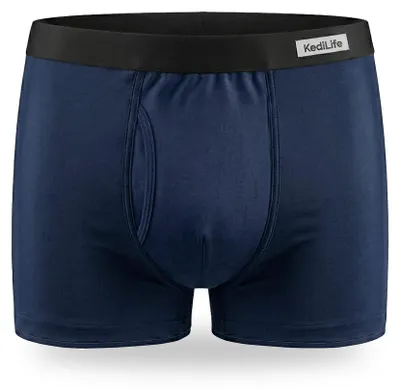 Produktbild von KediLife Inkontinenz Boxershorts Herren - 1x Saugfähig Bei Leichten Urinverlusten - Größe M, Blau