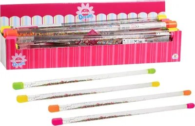 Produktbild von Glitterstab, Ca. 46 Cm, Sortiert, 24Stück