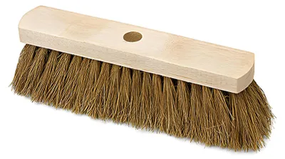 Obrázok produktu pre Priemyselná metla kokosová 30 cm sedlové drevo, polykokos