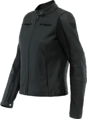 Image de Veste moto pour femme DAINESE RAZON 2 LADY en cuir noir 42