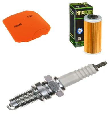 Image de Kit d'entretien pour BMW G 450 X 2008-2011 : filtre à air, filtre à huile, bougie d'allumage de pamoto - Neuf