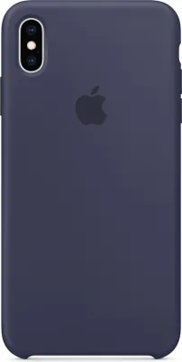 Produktbild von Apple iPhone Xs, iPhone X Hülle - Silikon - Soft Case,Backcover - Blau