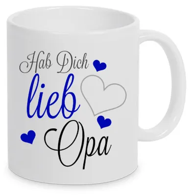 Produktbild von TassenKing™ - Hab Dich lieb Opa - Tasse - Kaffeetasse - Tasse mit Spruch