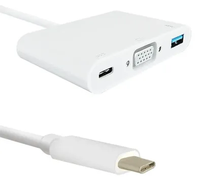 Zdjęcie produktu dla Qoltec 50426, USB 3.2 Gen 2 (3.1 Gen 2) Type-C, Biały, USB 3.2 Gen 1 (3.1 Gen 1) Type-A, USB, 51 mm, 58 mm