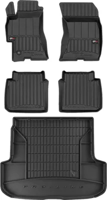 Zdjęcie produktu dla Zestaw dywaników podłogowych i wykładziny bagażnika OMAC do Subaru Legacy 2003-2009 guma 5x